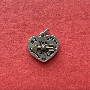 Retired James Avery You Are Sweet Spinner Charm